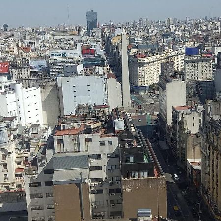 Que Mejor Vista Del Obelisco Piso A La Calle Corrientes Buenos Aires Bagian luar foto