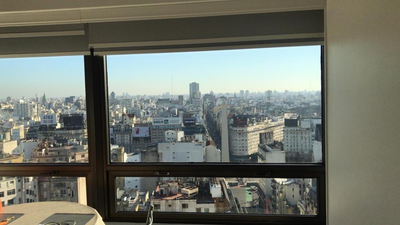 Que Mejor Vista Del Obelisco Piso A La Calle Corrientes Buenos Aires Bagian luar foto