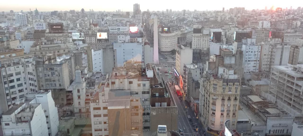 Que Mejor Vista Del Obelisco Piso A La Calle Corrientes Buenos Aires Bagian luar foto