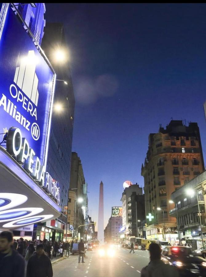 Que Mejor Vista Del Obelisco Piso A La Calle Corrientes Buenos Aires Bagian luar foto