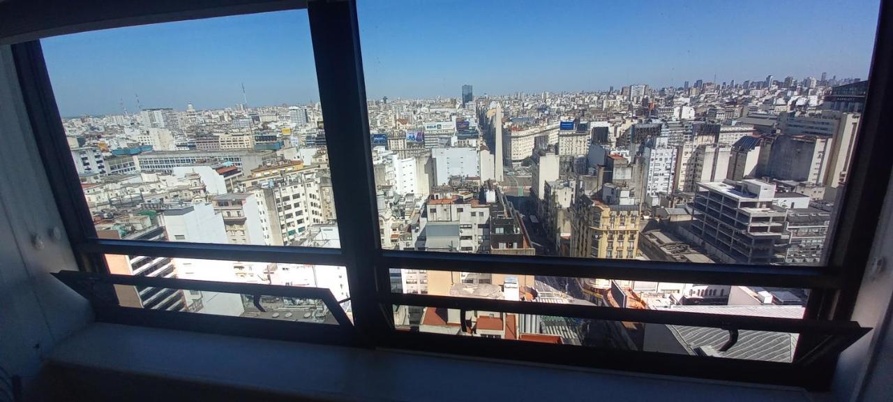 Que Mejor Vista Del Obelisco Piso A La Calle Corrientes Buenos Aires Bagian luar foto