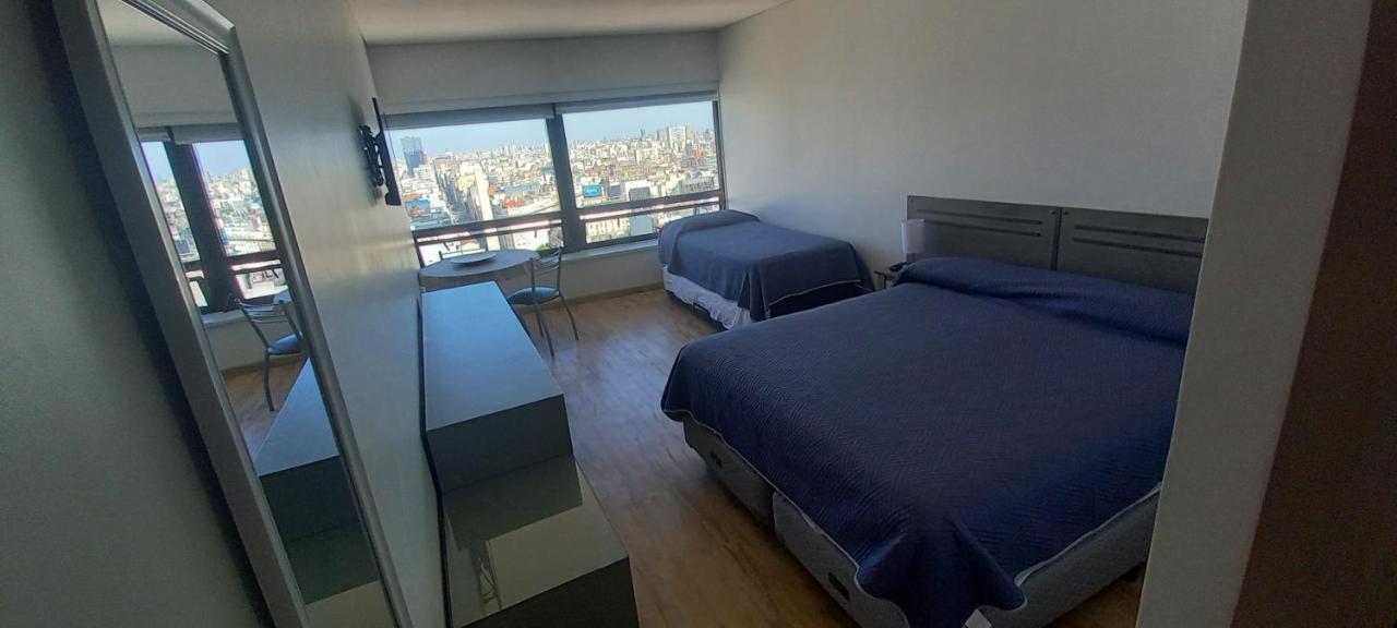 Que Mejor Vista Del Obelisco Piso A La Calle Corrientes Buenos Aires Bagian luar foto