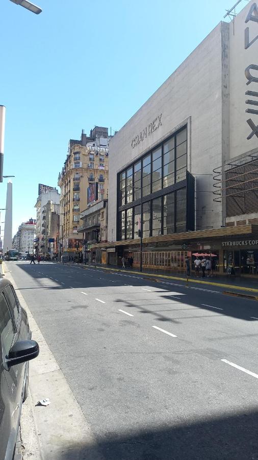 Que Mejor Vista Del Obelisco Piso A La Calle Corrientes Buenos Aires Bagian luar foto