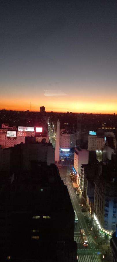 Que Mejor Vista Del Obelisco Piso A La Calle Corrientes Buenos Aires Bagian luar foto