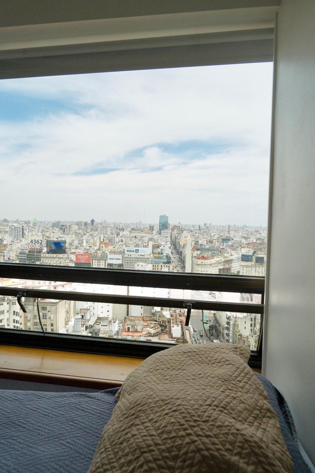 Que Mejor Vista Del Obelisco Piso A La Calle Corrientes Buenos Aires Bagian luar foto